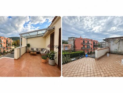 Pozzuoli (NA) Via Artiaco appartamento al grezzo con terrazzo a livello, terrazzo di copertura e ampia veduta libera